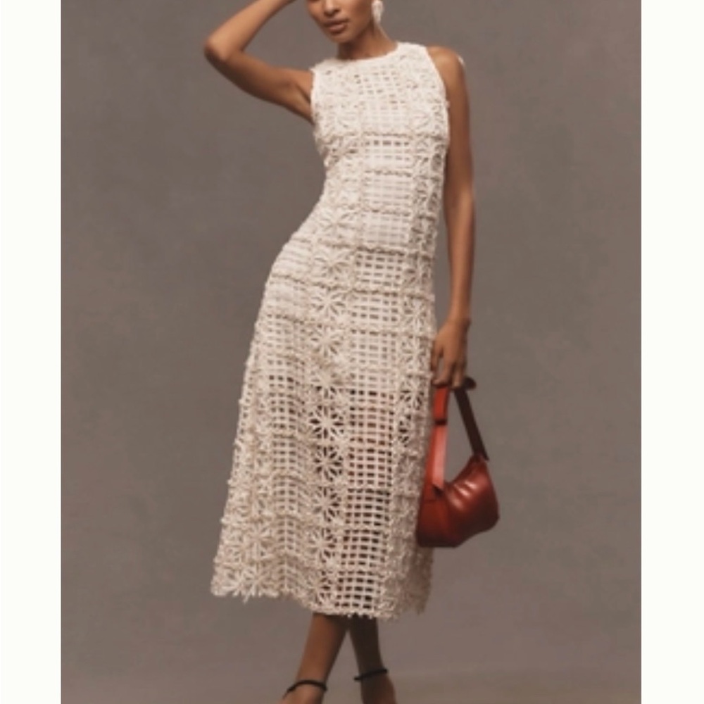 Endless Rose Sleeveless Textured Midi Dress